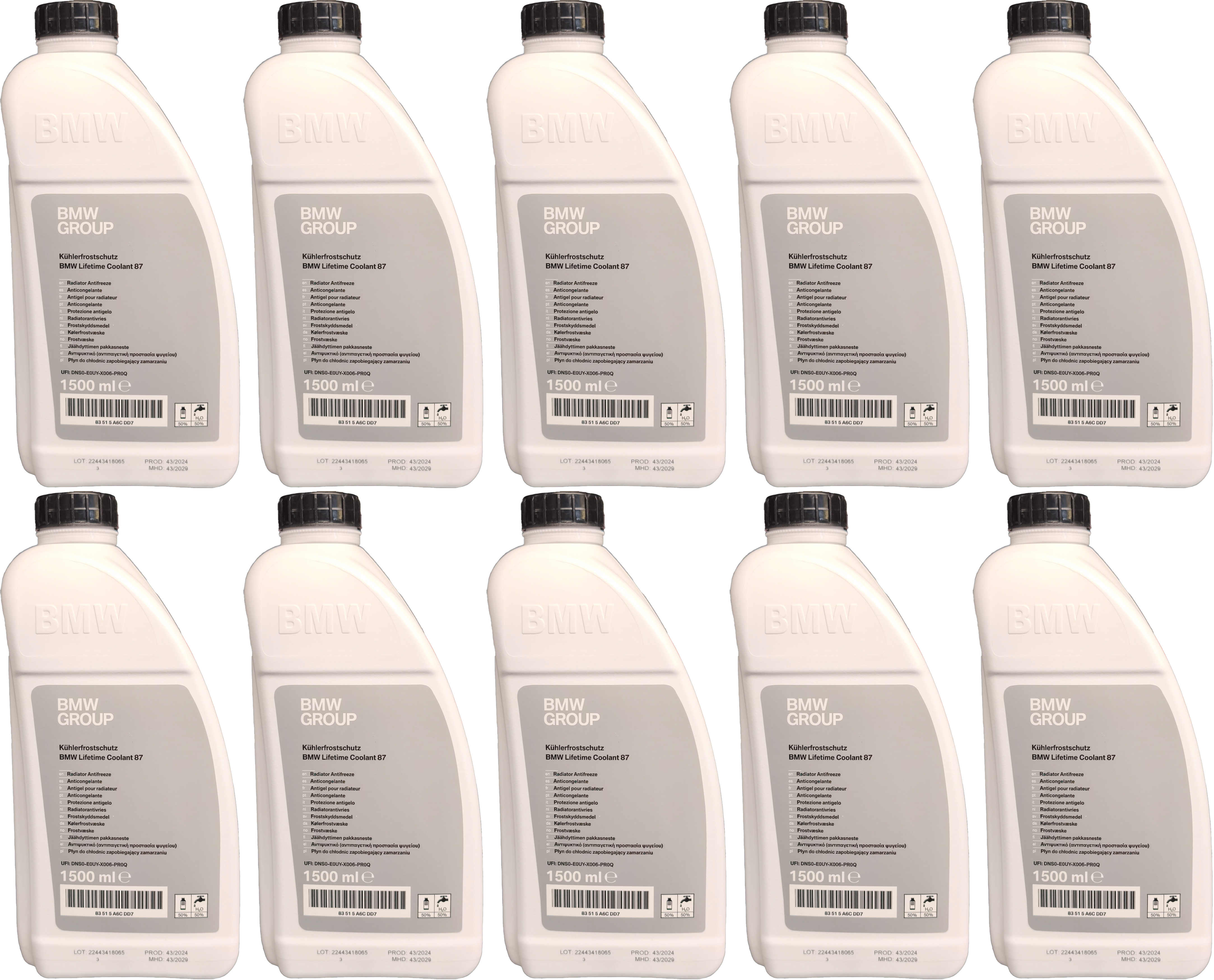 Original BMW Kühler-Gefrier-und Korrosionschutzmittel nitritfrei 10x1,5=15 Liter